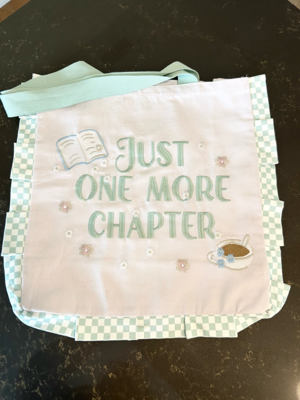 Lady Delaney “Just One More Chapter” Tote Bag